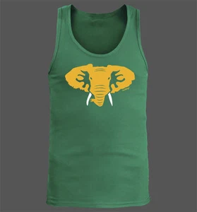 Hellaphant Men's Tank Top - Oakland Athletics A's Stomper Playoffs Donaldson - Picture 1 of 5