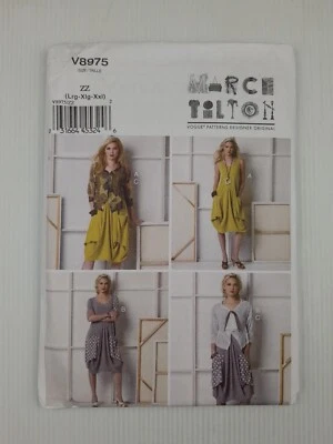 Vogue Sewing Pattern 8975 V8975 Misses Dress 2 styles Jacket Size L-XXL NEW - image 1 of 2