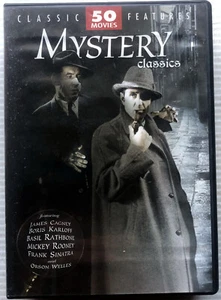 Mystery Classics 50 Movie Pack DVD 2004 James Cagney Boris Karloff (DVD, 2004) - Picture 1 of 3