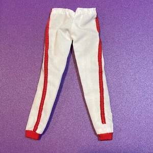 Barbie Clothes : Vintage White Jogging Activewear Pants 🍎 free US Ship 🍎 - Picture 1 of 2