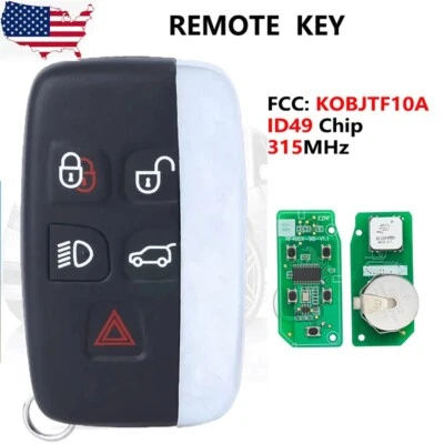 for Jaguar XF XJ XK XE F-Type New Smart Key 315MHz Remote Car Key Fob KOBJTF10A — 第 1/4 张图片