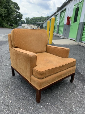 edward wormley dunbar style lounge chair mid century modern Vintage Furniture Cover