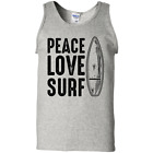 Peace Love Surf Beach Tank Top