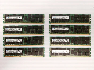 SAMSUNG M393B2G70BH0-YK0 128GB (8 x 16GB) 1600mhz PC3-12800R ECC DDR3 - Immagine 1 di 2