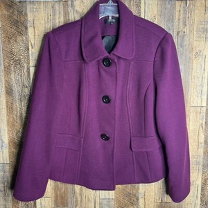 M&S Collection Magenta Women Jacket Size 24 - Marks & Spencer - Picture 1 of 12