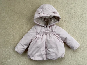 Chaqueta Abrigo Acolchada BabyGap Rosa Suave Edad 18-24 Meses - Imagen 1 de 8