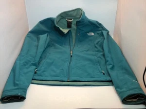 Women’s The North Face Teal Zip Up Jacket Size Medium - Picture 1 of 8