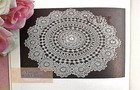 Vintage Tatting Pattern Exquisite "Fairy Ring" Doily. Size About 16 Inches