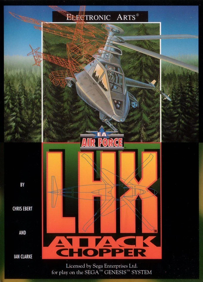 ## Sega Genesis - Lhx Attack Chopper (US Mega Drive Game) ## - Image 1 of 1