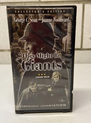 They Might Be Giants (VHS, 2000, Widescreen Collectors Edition) Black Clamshell - Image 1 of 4