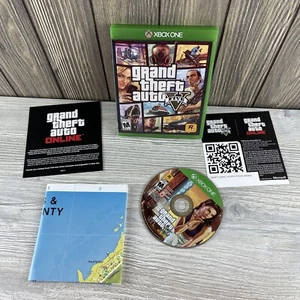 Grand Theft Auto V (Microsoft Xbox One, 2014) Tested & Working! With Manual - Picture 1 of 18