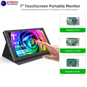 7inch HDMI Touchscreen Raspberry Pi Monitor Portable Computer PC Gaming Display - Picture 1 of 13