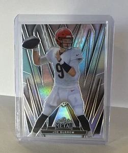 2024 Leaf Metal Football Joe Burrow Prismatic Silver Refractor Prizm #56 - Bild 1 von 2