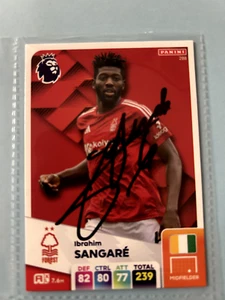Ibrahim Sangare HAND-SIGNED Adrenalyn 2025 XL Nottingham FOREST 288 - Picture 1 of 2