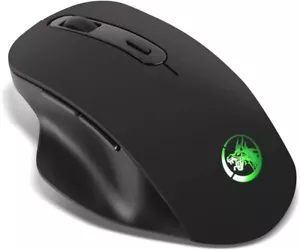 Dual Mode Wireless Bluetooth Mouse Rechargeable, 2.4G & BT5.1, 3 DPI RGB Colour - Picture 1 of 12