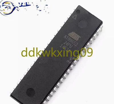 1PCS NEW AT89S52-24PU DIP-40 ATMEL MCU 8-bit microcontroller - Image 1 of 2