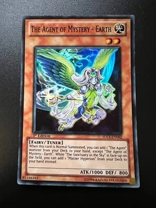 The Agent of Mystery - Earth SDLS-EN002 Super 1a Edición Juego de Luz + Yugioh - Imagen 1 de 2