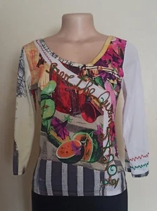 Save The Queen Damen Blumen Obst Top Größe Large - Bild 1 von 13