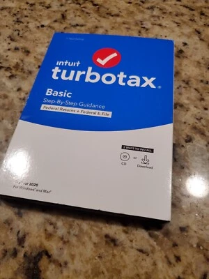 TurboTax Basic 2020 Desktop Tax Software, Federal Returns + Federal E-file - Image 1 of 3