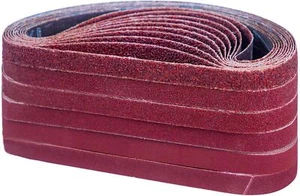 SATC 5PCS Sanding Belts Power File Coarse Fine Aluminium Oxide 40-120 Grit - Picture 1 of 15