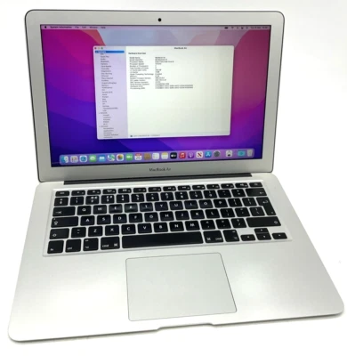 Apple MacBook Air A1466 2017 13" i5 1.80 GHZ 8 GB RAM 128GB SSD - Image 1 of 4