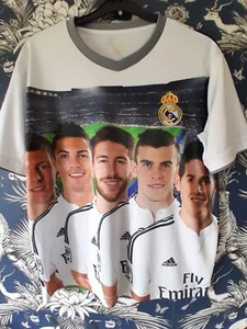 Real Madrid Alter 14 Jahre Souvenir Fußball Shirt Top - Ronaldo Bale Ramos Kroos - Bild 1 von 11