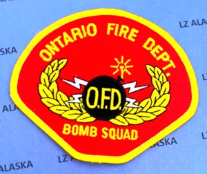 ONTARIO FIRE DEPARTMENT BOMB SQUAD SSI PATCH (FD2) CALIFORNIA / EOD - Picture 1 of 3