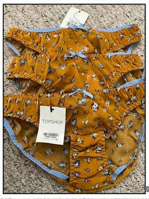 NEW LOOK -  3 x Women’s Bikini Briefs - Size 6 - Brand New with Tags. - Image 1 of 4