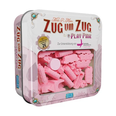 Zug um Zug: Play Pink - neue Züge in Pink - inkl. 2 € Spende an Brustkrebs e.V. - Bild 1 von 3