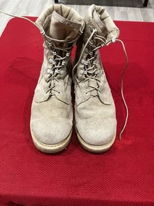 Men’s 9.5 Tan Combat Boots - Picture 1 of 7