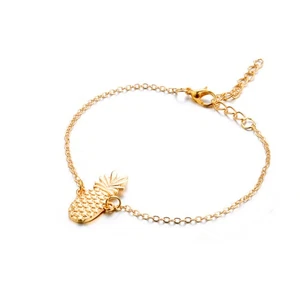 Bohemia Ankle Bracelet Hollow 3D Pineapple Shaped Anklet Foot Chain - Picture 1 of 12