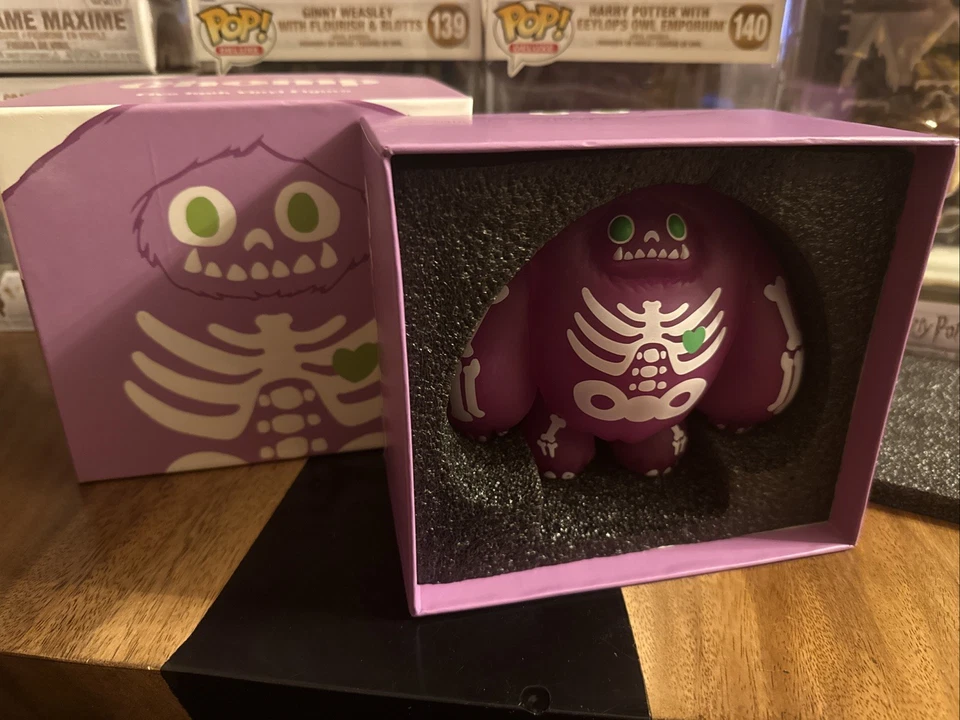 Abominable Toys Chomp Figure - Purple Glow Skeleton Limited Edition Hot Topic - Image 1 of 1