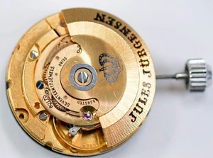 JULES JURGENSEN AUTOMATIC MEN'S WATCH MOVEMENT & DIAL - Picture 1 of 2
