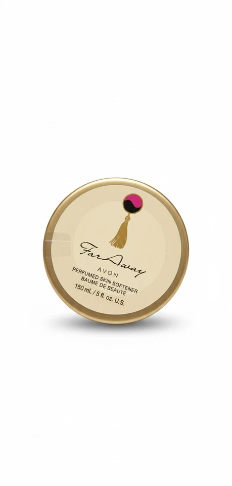 Avon Far Away Perfumed Skin Softener 5 Oz Jar Cream Sensuous 150ml