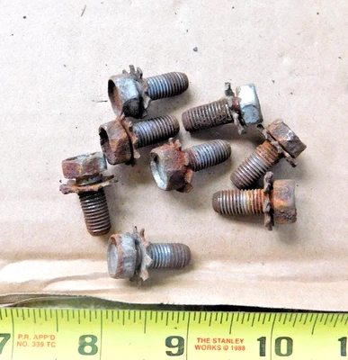 8 PERNOS DE ASIENTO DELANTERO PARA COCHES BUICK 50 1950 Foto 1 de 2