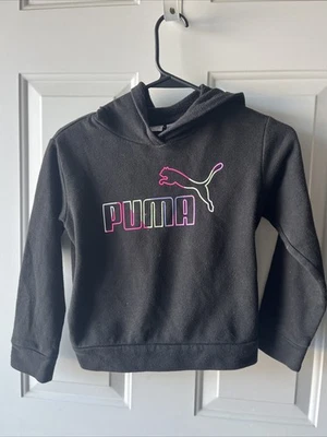 Sudadera negra Puma para niñas jóvenes talla 7 Foto 1 de 4