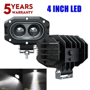 2X 60W 4"" pulgadas LED luz de trabajo haz puntual camión todoterreno tractor excavadora 4X4 - Imagen 1 de 14