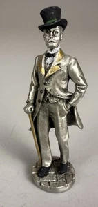 Hudson Zinn Dorfbewohner #4210 Reginald Gentleman Zylinder Hut Monokel Rohr - Bild 1 von 6