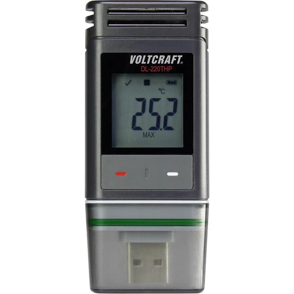 Voltcraft DL-220THP Temperatur-Datenlogger Luftfeuchte-Datenlogger 1687604 - Bild 1 von 1