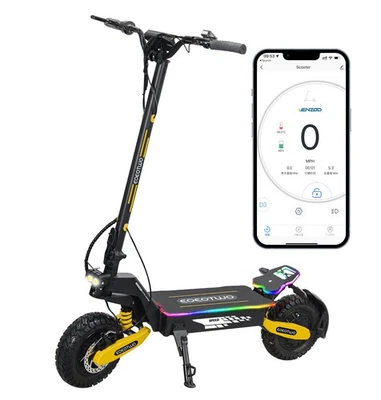 2400W Dual Motor Electric Scooter for Adults 43Miles 40MPH 11''Off-Road EScooter - Image 1 of 4