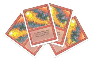 4 RED ELEMENTAL BLAST REVISED Magic NM- / EX+ English MTG 4x - Imagen 1 de 1