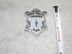 Massachusetts State Police Trooper Aufnäher neu 2"x2,5" klein - Bild 1 von 2