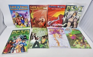 BESM Posten 8 Artikel RPG Rollenspiel Große Augen Kleiner Mund Charakter Bildschirm - Bild 1 von 8