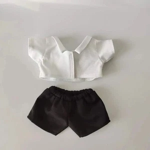 Für Plüsch 20 cm Puppe Spielzeug Kleidung Anzieh Kleidung Shirts Hosen 2 Sets - Bild 1 von 4