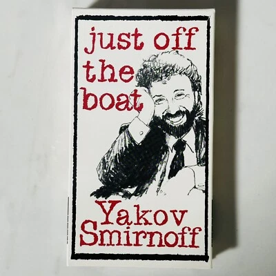 Just Off The Boat - VHS - Yakov Smirnoff - 1994 - Russian Stand-up Comedy - Image 1 of 4