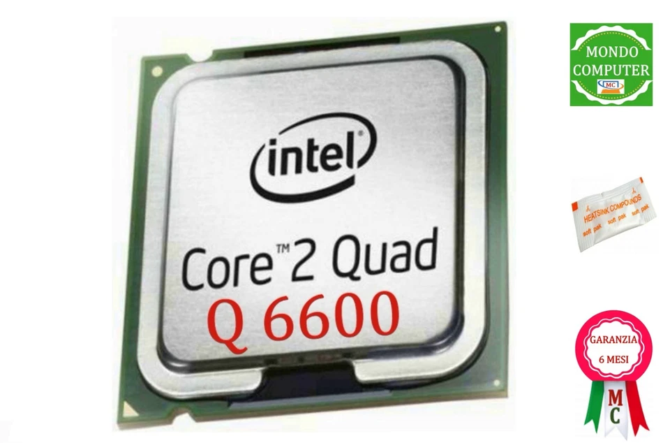 PROCESSORE SOCKET LGA 775 INTEL CORE 2 QUAD CORE Q6600 / SLACR / 2,40 GHZ /L2 8M - Immagine 1 di 1