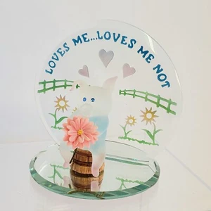 Glass Baron ~  Loves Me... Loves Me Not Pig EM3 134 - Picture 1 of 4