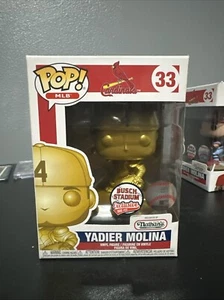 Funko Pop! Vinyl MLB #33 Yadier Molina St. Louis Cardinals Gold LE 900 Pieces - Picture 1 of 4