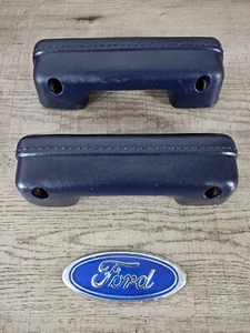 FORD CORTINA MK3 BLUE ARMREST PAIR NEW OLD STOCK 71 BB T24180 AAFA  RARE NOW - Picture 1 of 4