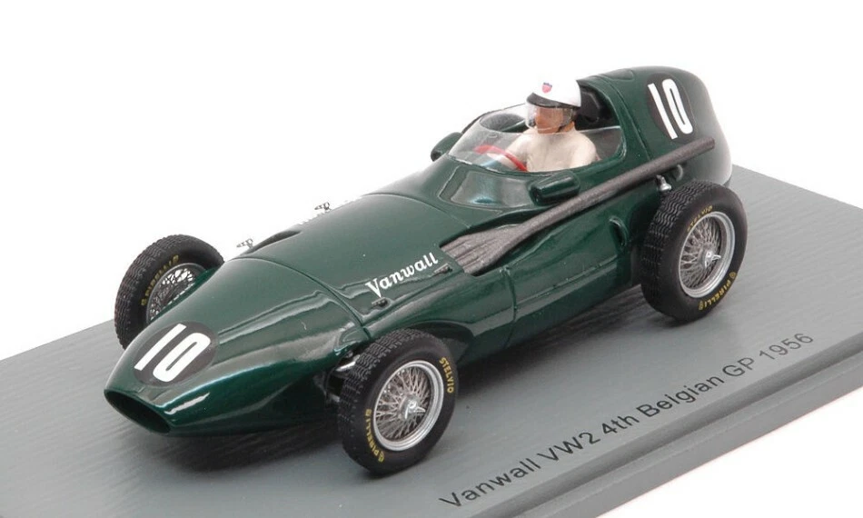 Spark Model S7203 VANWALL VW2 HARRY SCHELL 1956 N.10 4th BELGIAN GP 1:43 - Immagine 1 di 1